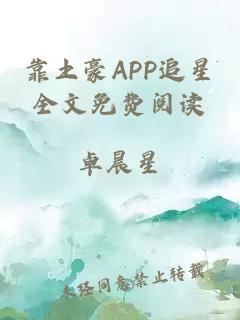 靠土豪APP追星全文免费阅读